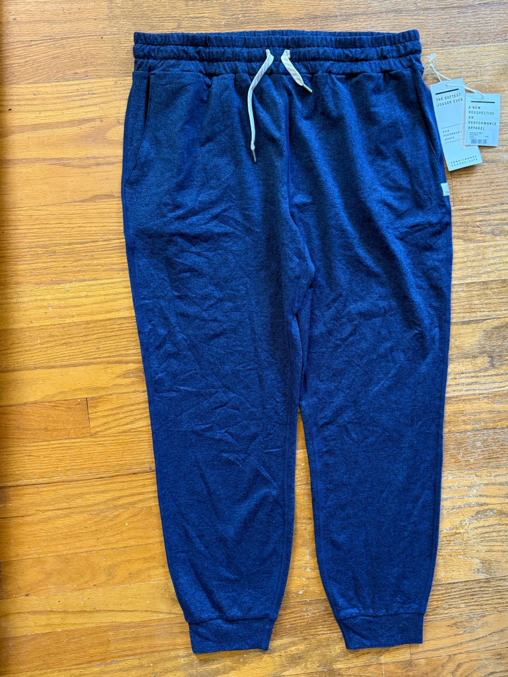 Vuori Dark Navy Drawstring Joggers